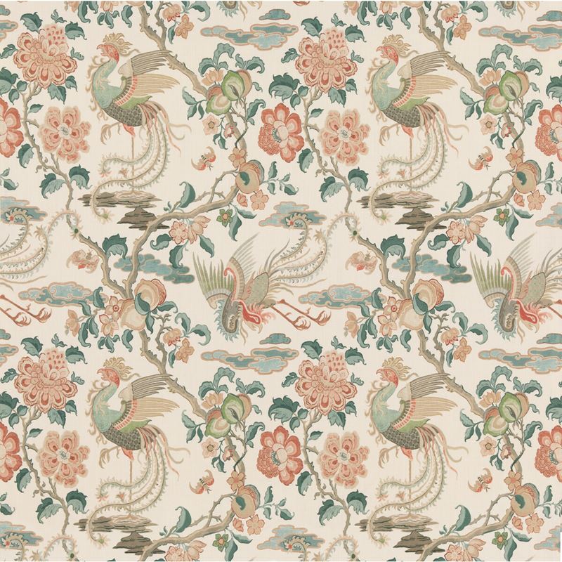 G P & J Baker Fabric BP10852.3 Chifu Teal