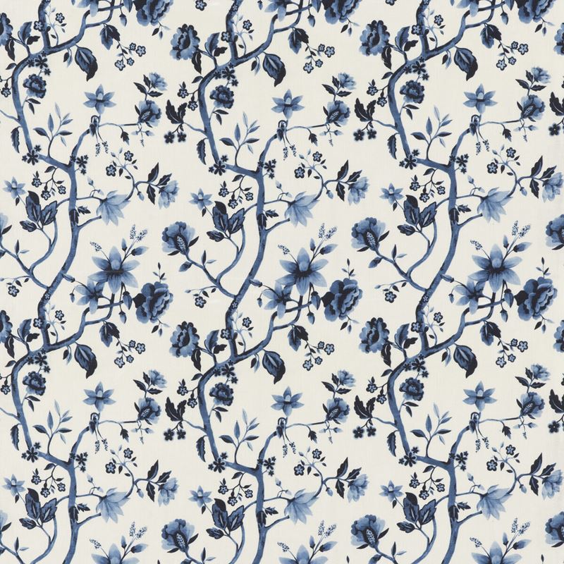 G P & J Baker Fabric BP10910.1 Petworth Indigo