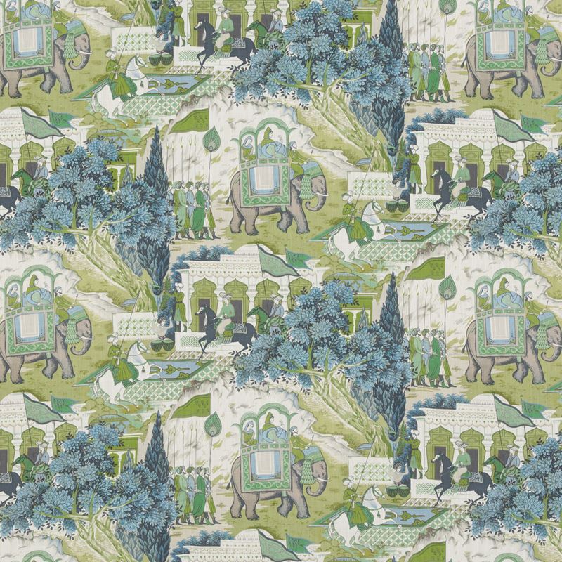 G P & J Baker Fabric BP10927.2 Shalimar Teal