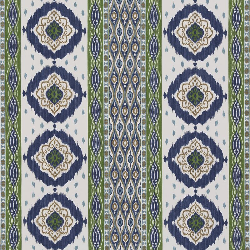 G P & J Baker Fabric BP10936.2 Crosby Blue/Green