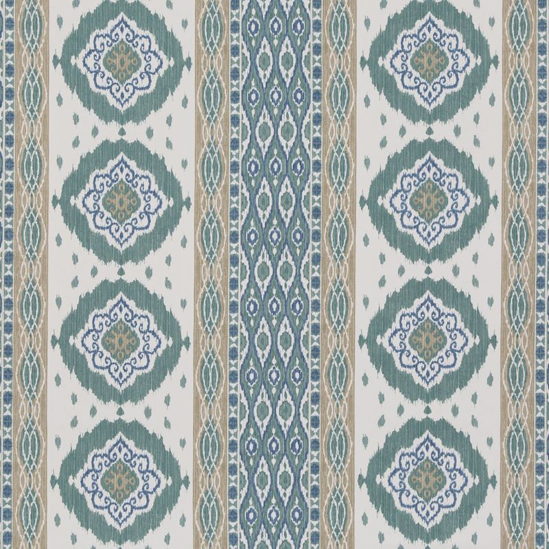 G P & J Baker Fabric BP10936.4 Crosby Aqua