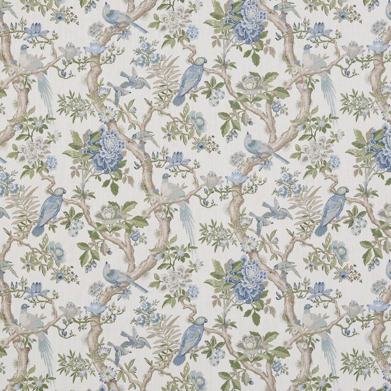 G P & J Baker Fabric BP10948.1 Eltham Blue