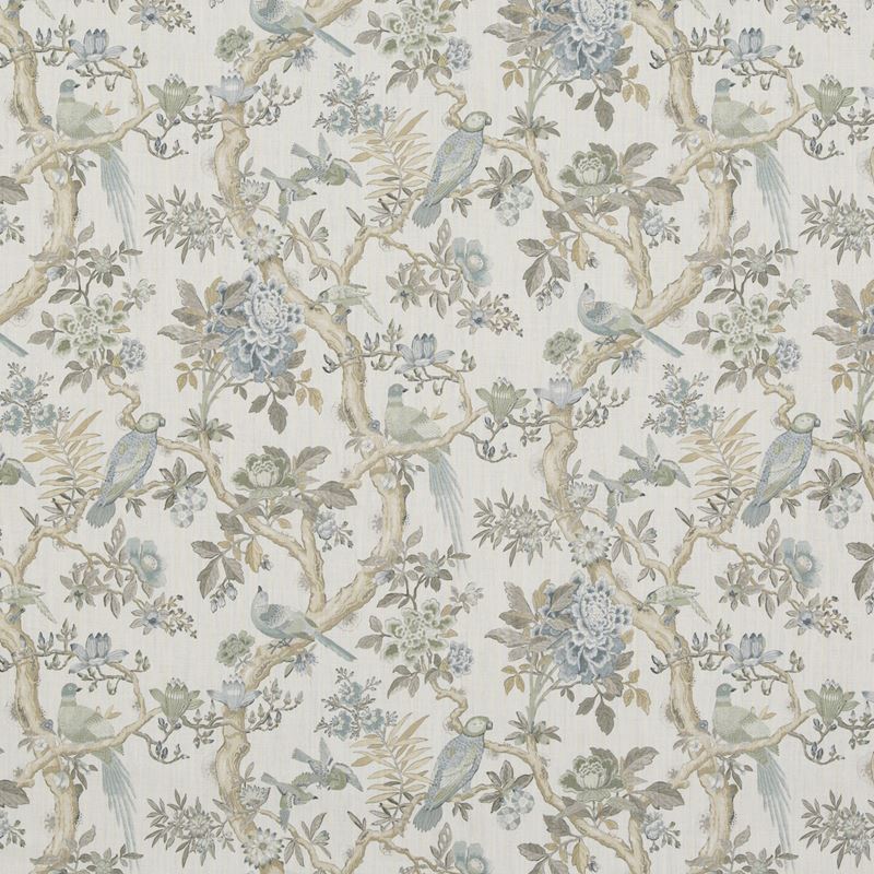 G P & J Baker Fabric BP10948.4 Eltham Aqua