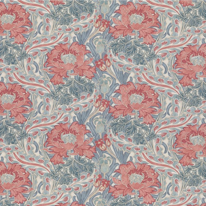 G P & J Baker Fabric BP10969.2 Brantwood Cotton Teal