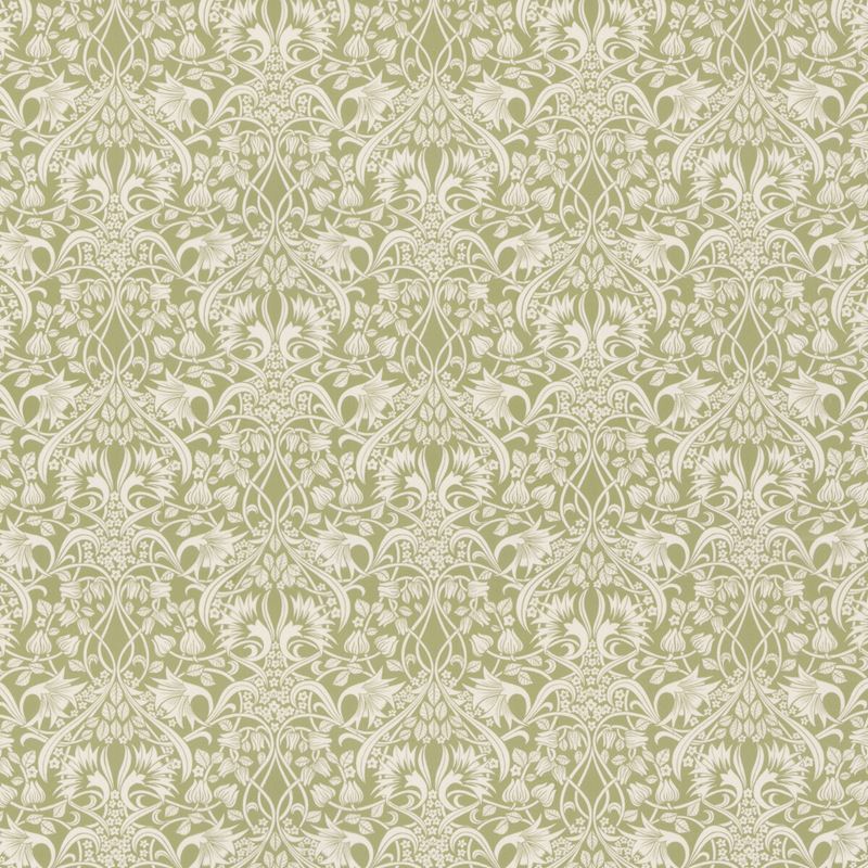 G P & J Baker Fabric BP10974.2 Fritillerie Cotton Green