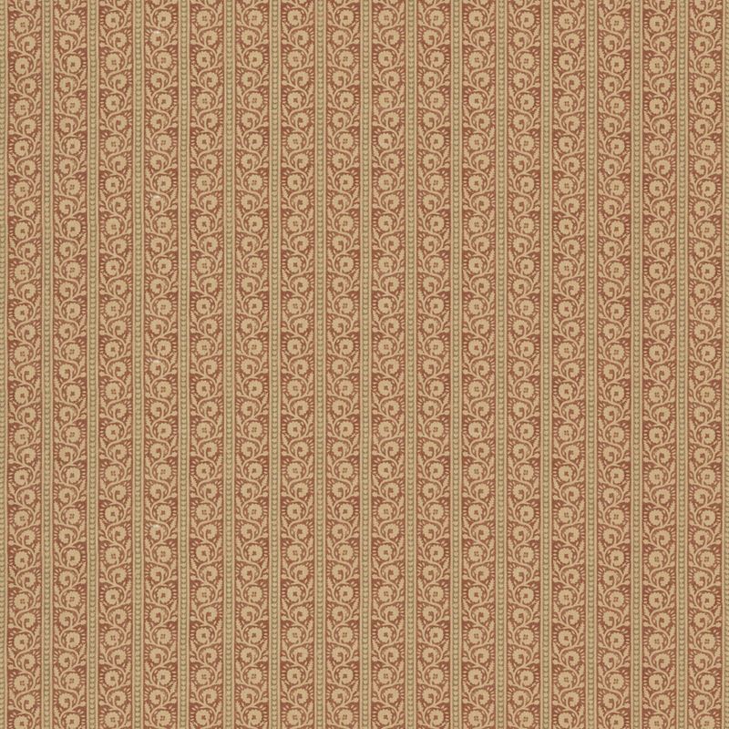 G P & J Baker Fabric BP10999.7 Bibury Red/Olive