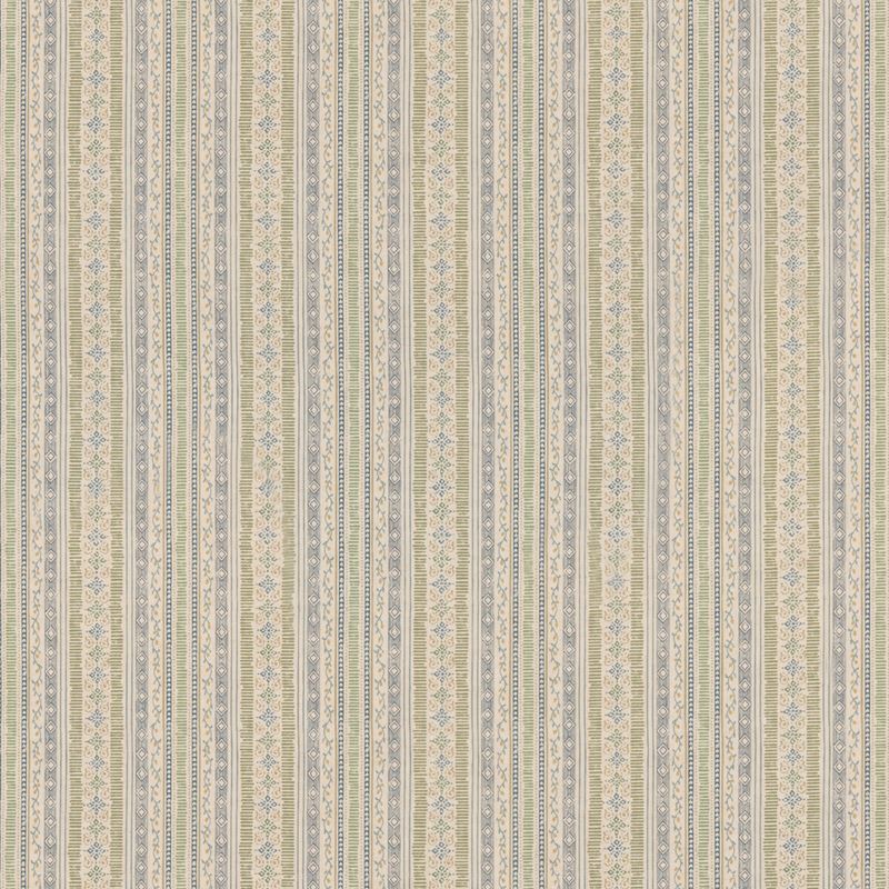 G P & J Baker Fabric BP11005.2 Compton Green/Blue