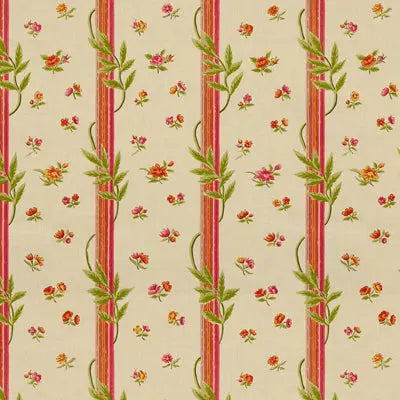 Brunschwig & Fils Fabric BR-700000.121 Les Pampres Rose/Mandarin