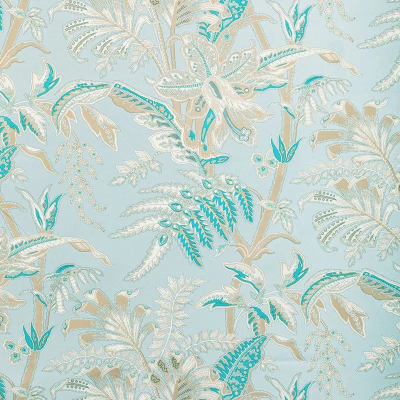 Brunschwig & Fils Fabric BR-79121.1135 Seychelles Cotton Print Dove