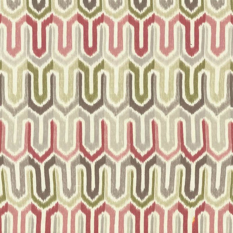 Kasmir Fabric Brittingham Ikat Cherry Limeade