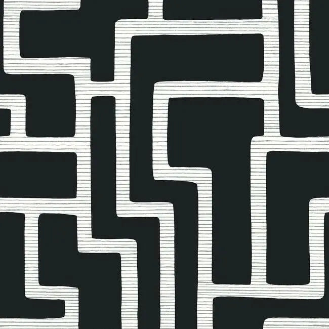 York BW3831 Graphic Polyomino Wallpaper