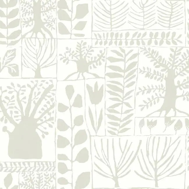 York BW3861 Primitive Trees Wallpaper