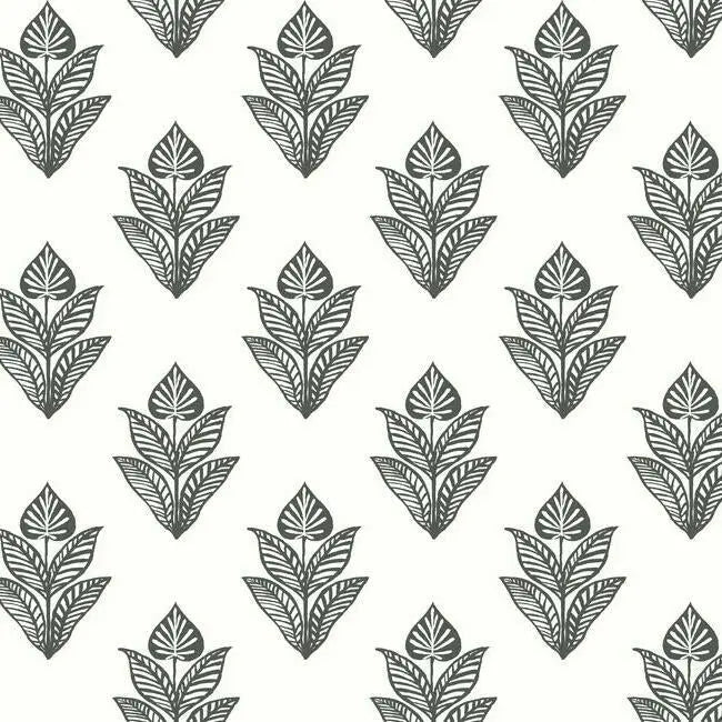 York BW3977 Lotus Motif Wallpaper