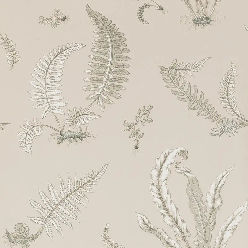 G P & J Baker Wallpaper BW45044.8 Ferns Linen