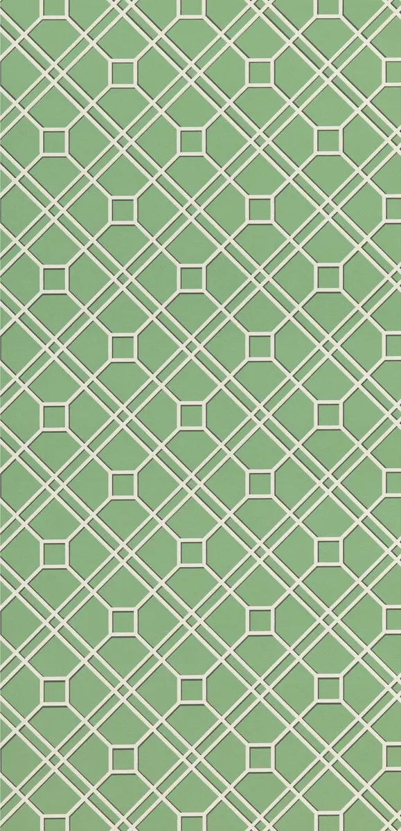 G P & J Baker Wallpaper BW45071.10 Langdale Trellis Green