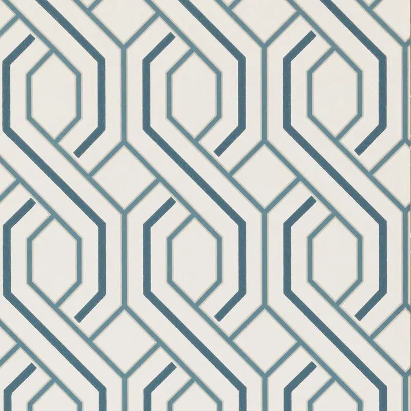 G P & J Baker Wallpaper BW45081.2 Parterre Indigo