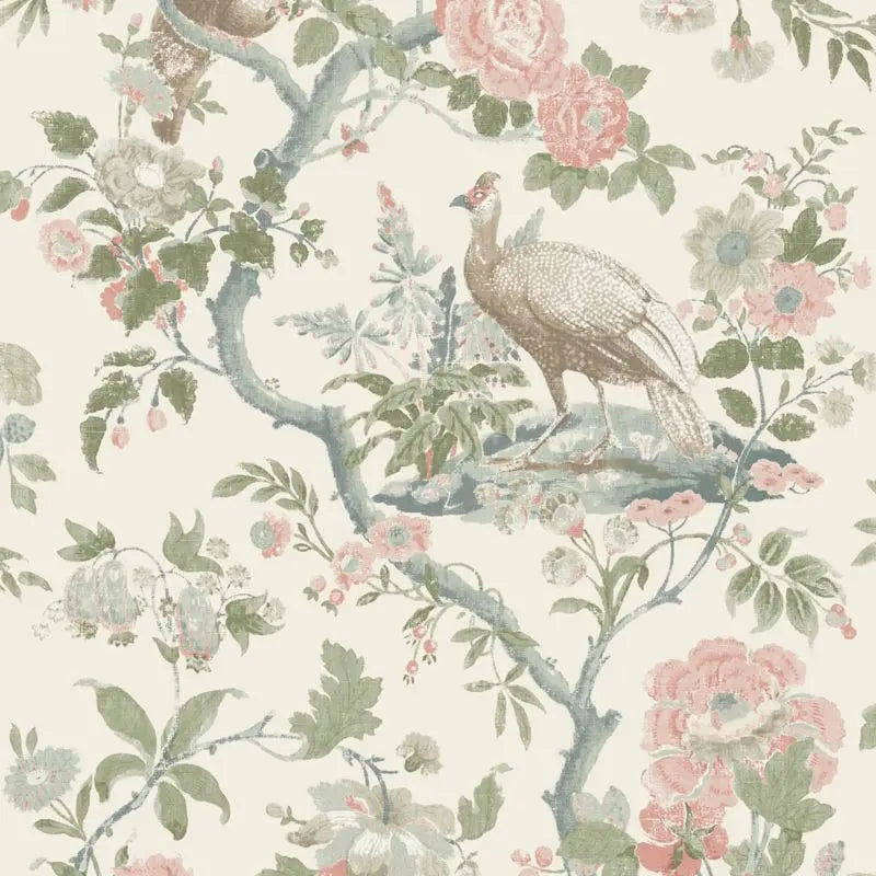 G P & J Baker Wallpaper BW45096.2 Broughton Rose Blush