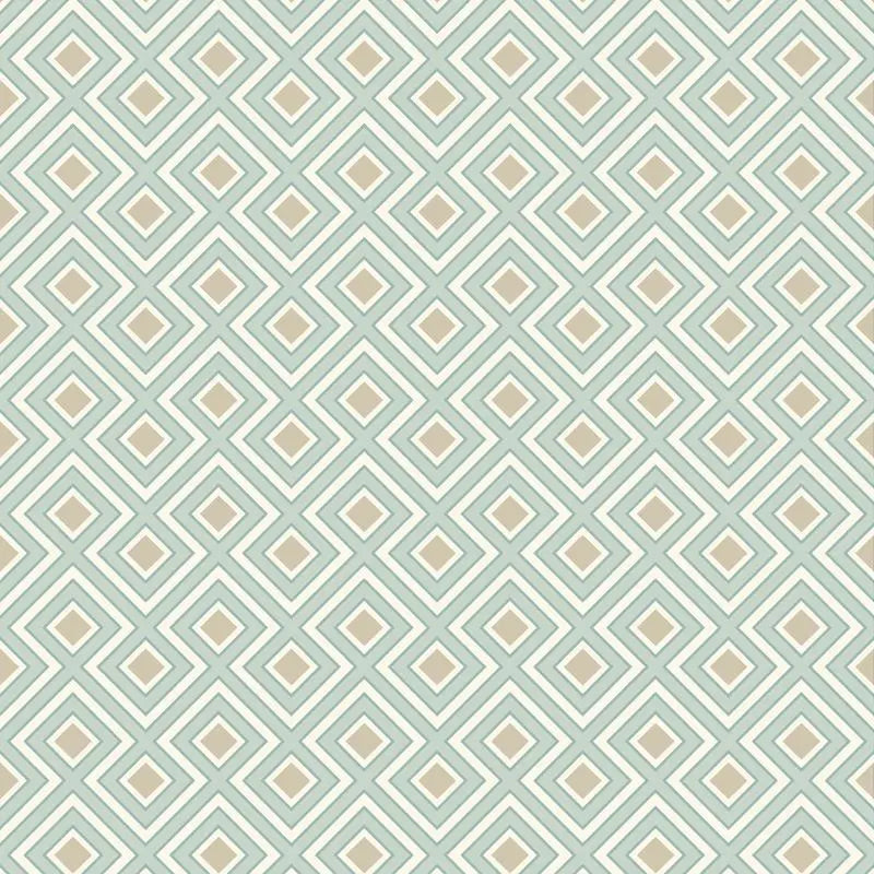 G P & J Baker Wallpaper BW45098.4 La Fiorentina Small Aqua