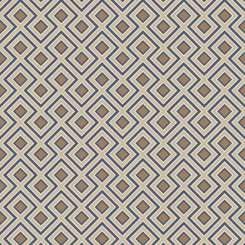 G P & J Baker Wallpaper BW45098.5 La Fiorentina Small Indigo