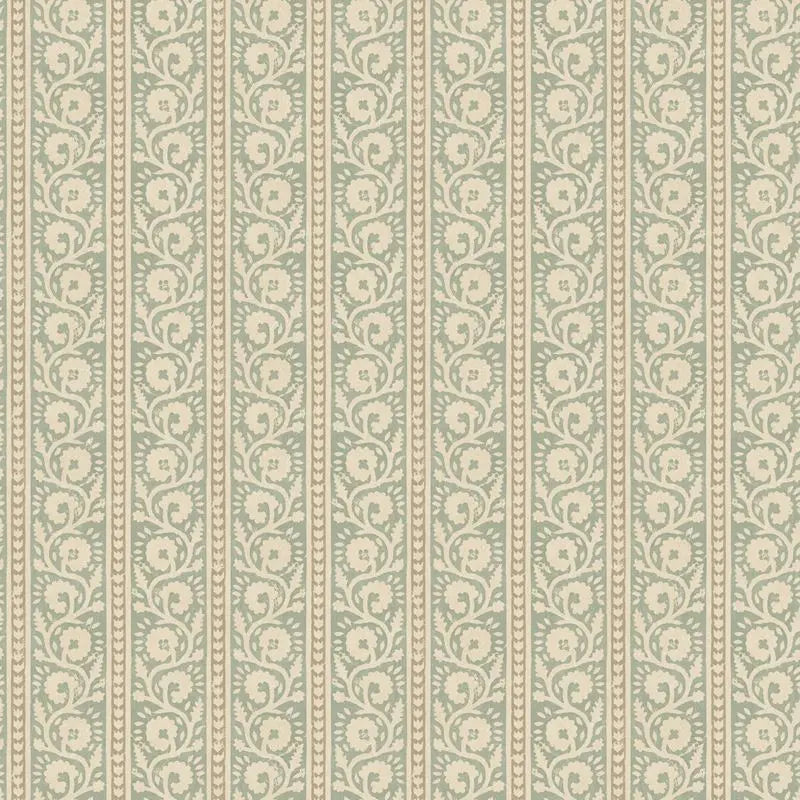 G P & J Baker Wallpaper BW45113.2 Bibury Aqua