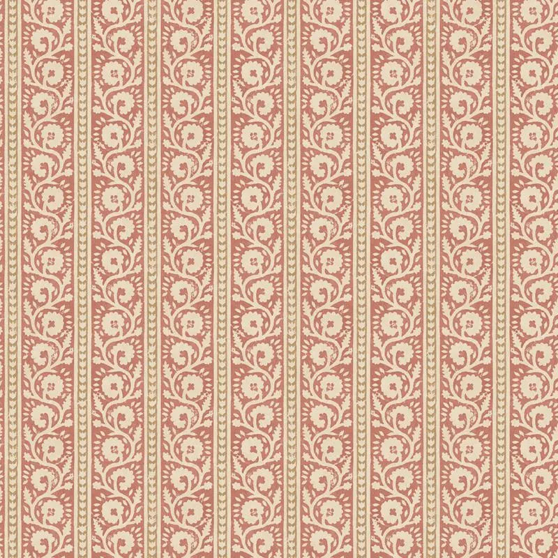 G P & J Baker Wallpaper BW45113.3 Bibury Red/Sand