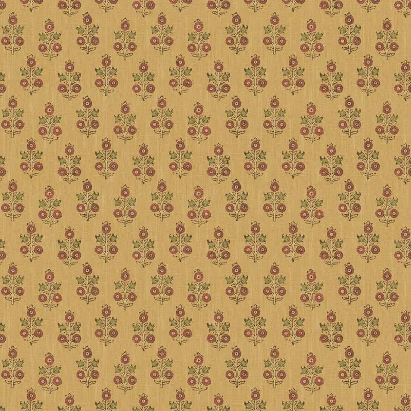 G P & J Baker Wallpaper BW45117.7 Poppy Sprig Ochre