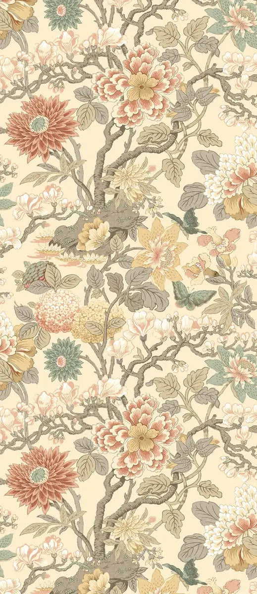 G P & J Baker Wallpaper BW45121.2 Little Magnolia Powder