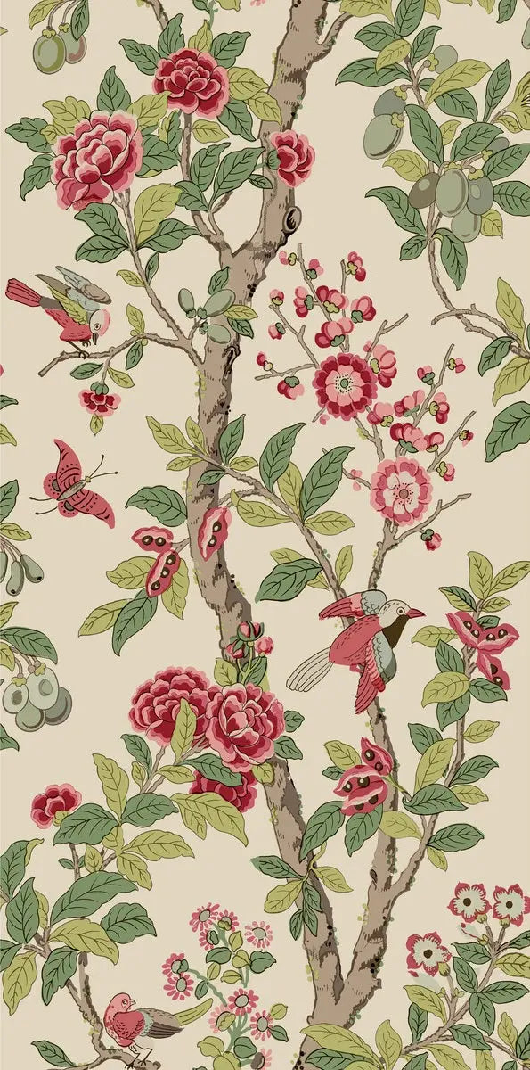 G P & J Baker Wallpaper BW45129.2 Eldon Archive Pink