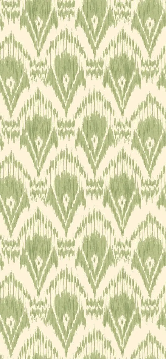 G P & J Baker Wallpaper BW45130.1 Zaraband Green