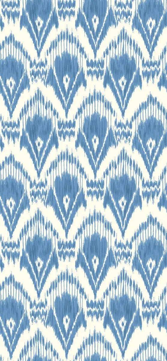 G P & J Baker Wallpaper BW45130.2 Zaraband Blue