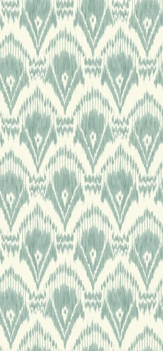 G P & J Baker Wallpaper BW45130.4 Zaraband Aqua