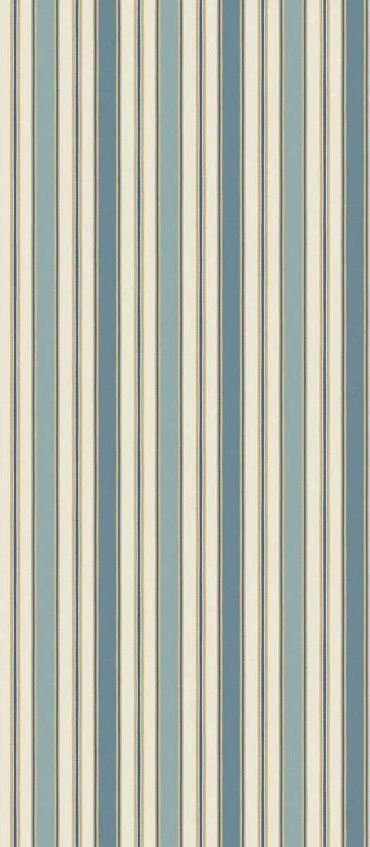 G P & J Baker Wallpaper BW45131.2 Melbourne Stripe Blue