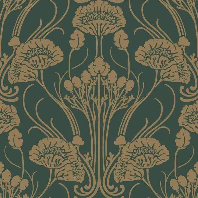 York Wallpaper CA1566 Nouveau Damask