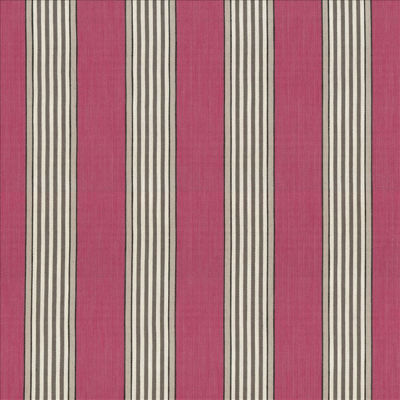 Kasmir Fabric Carnegie Stripe Berry