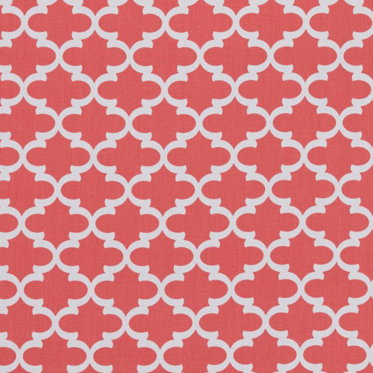 RM Coco Fabric Casbah Trellis Coral