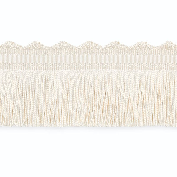 Schumacher Fabric Trim CF3020-1 Foster Cut Fringe Blanc