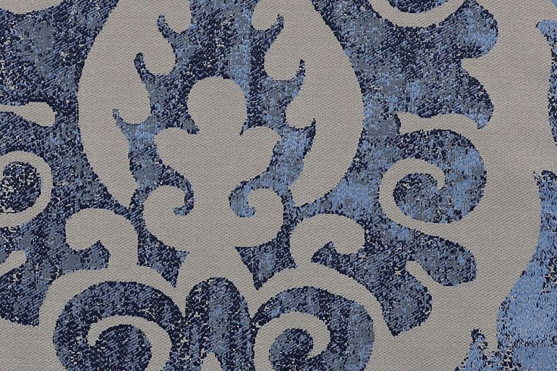 Scalamandre Fabric CH 01010631 Corona Damask Slate Blue