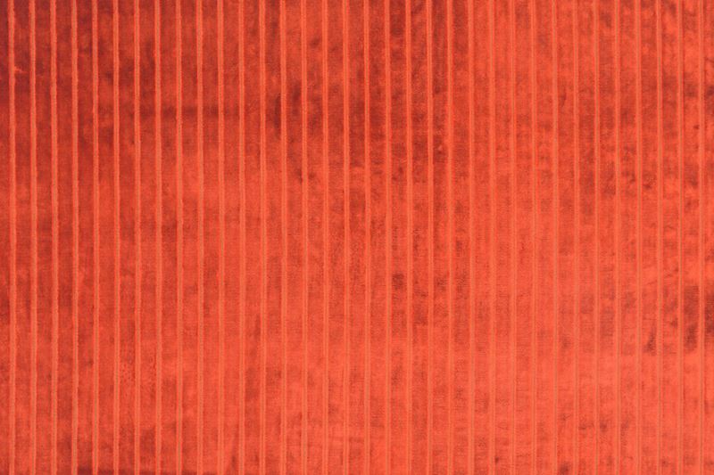 Scalamandre Fabric CH 01024481 Velvet Stripe Paprika