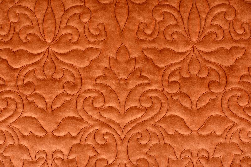 Scalamandre Fabric CH 05030655 Velbrode Pumpkin