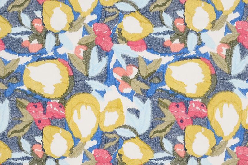 Scalamandre Fabric CH 08014458 Samba Summer Bouquet