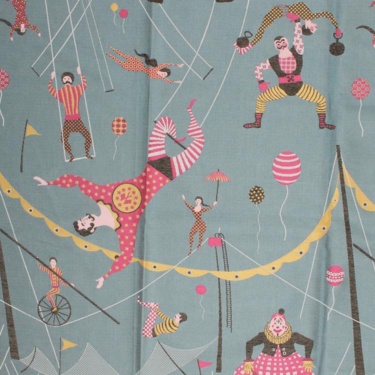 RM Coco Fabric Circus Friends Teal