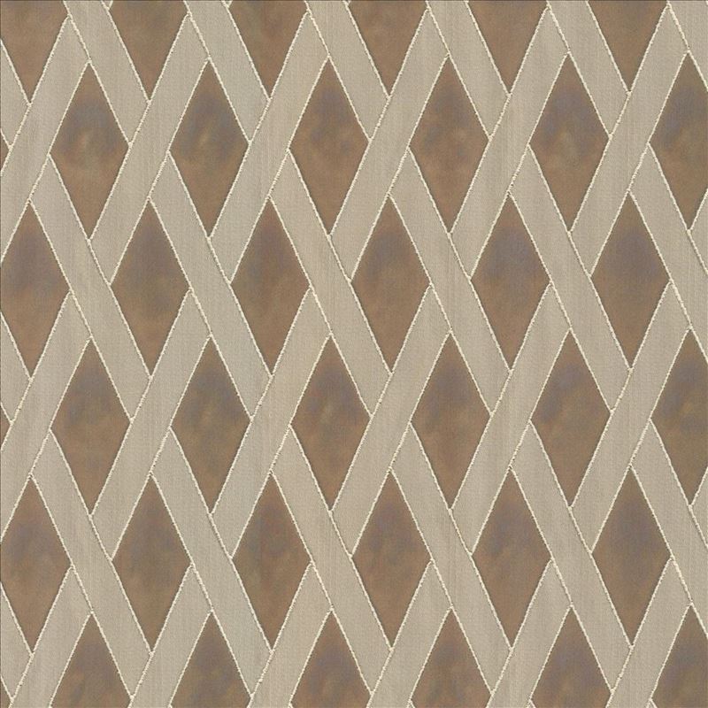 Kasmir Fabric Classic Trellis Taupe