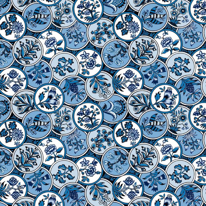 RM Coco Fabric Cloisonné Mood Indigo