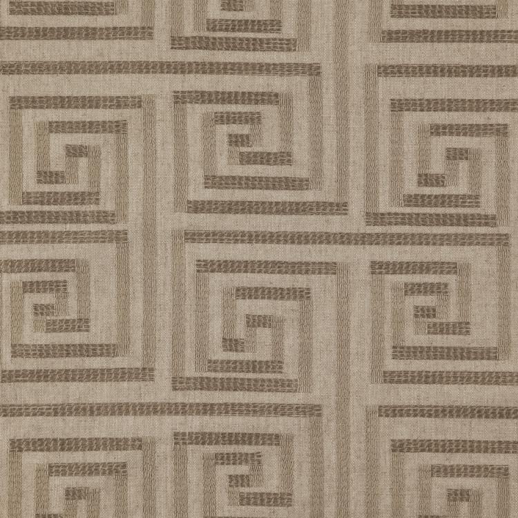 RM Coco Fabric Corfu Fret Linen