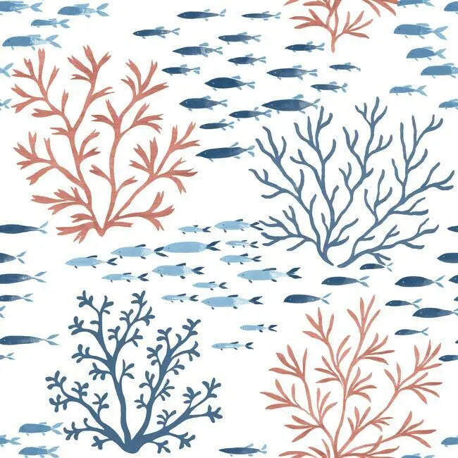 York CV4405 Marine Garden Wallpaper