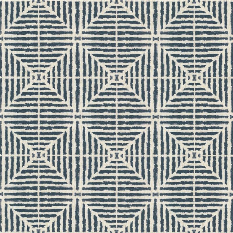 Kasmir Fabric Dapper Diamond Navy