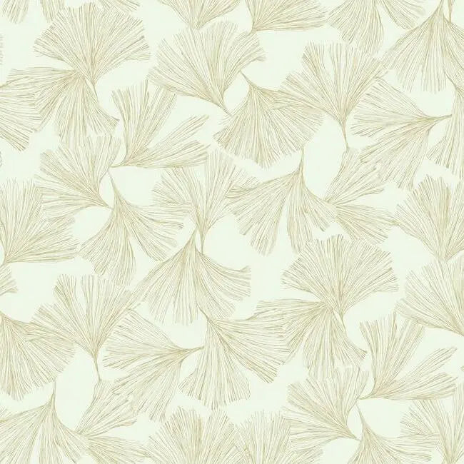 York DD3741 Ginkgo Toss Wallpaper