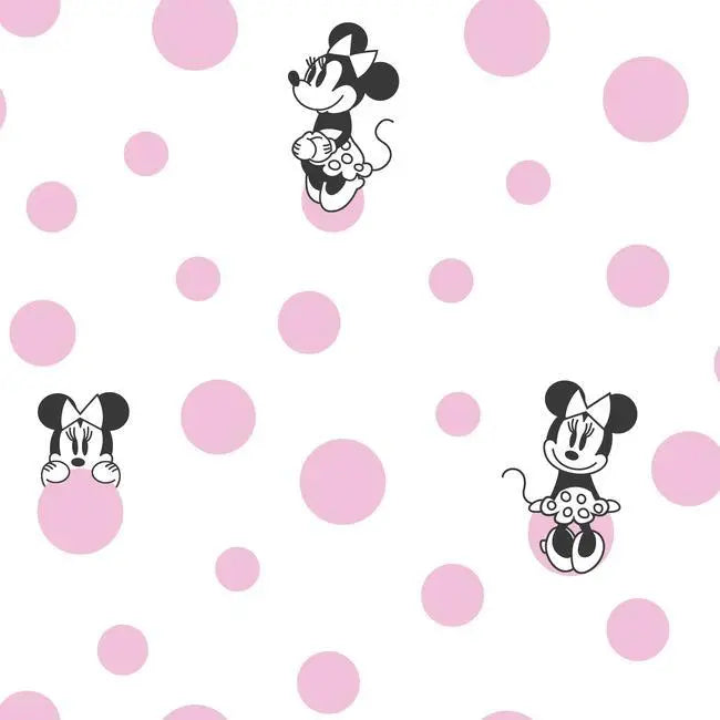 York Wallpaper DI1027 Minnie Dots