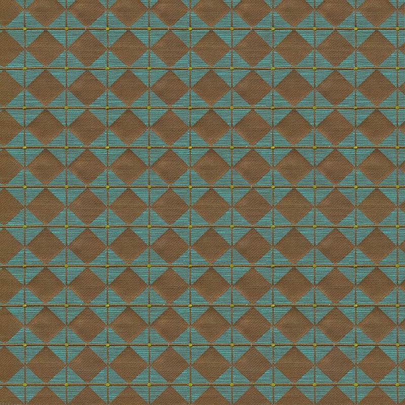 Kasmir Fabric Diamond Overlay Teal