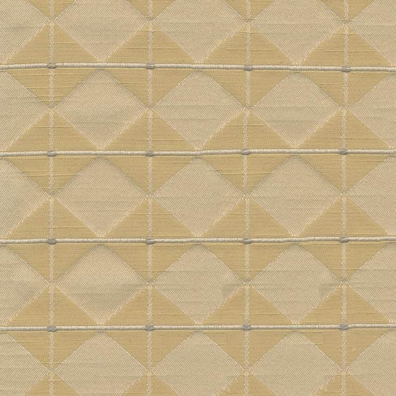 Kasmir Fabric Diamond Overlay Wheat